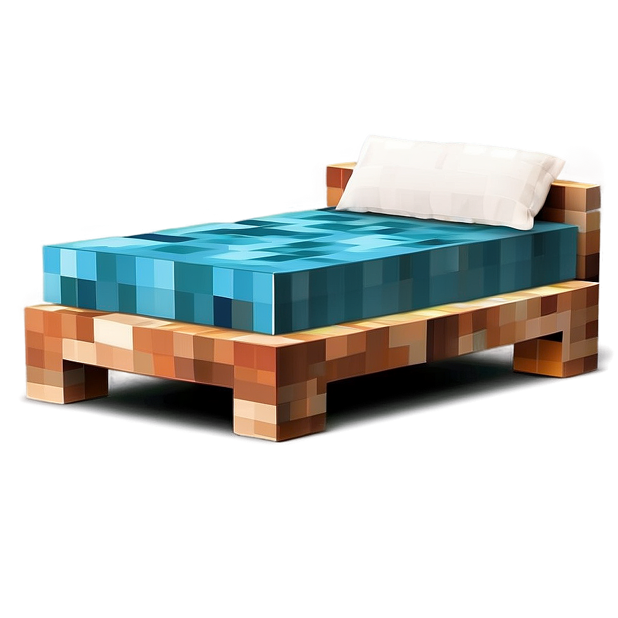 Minecraft Bed Color Variants Png Sqr52 PNG image