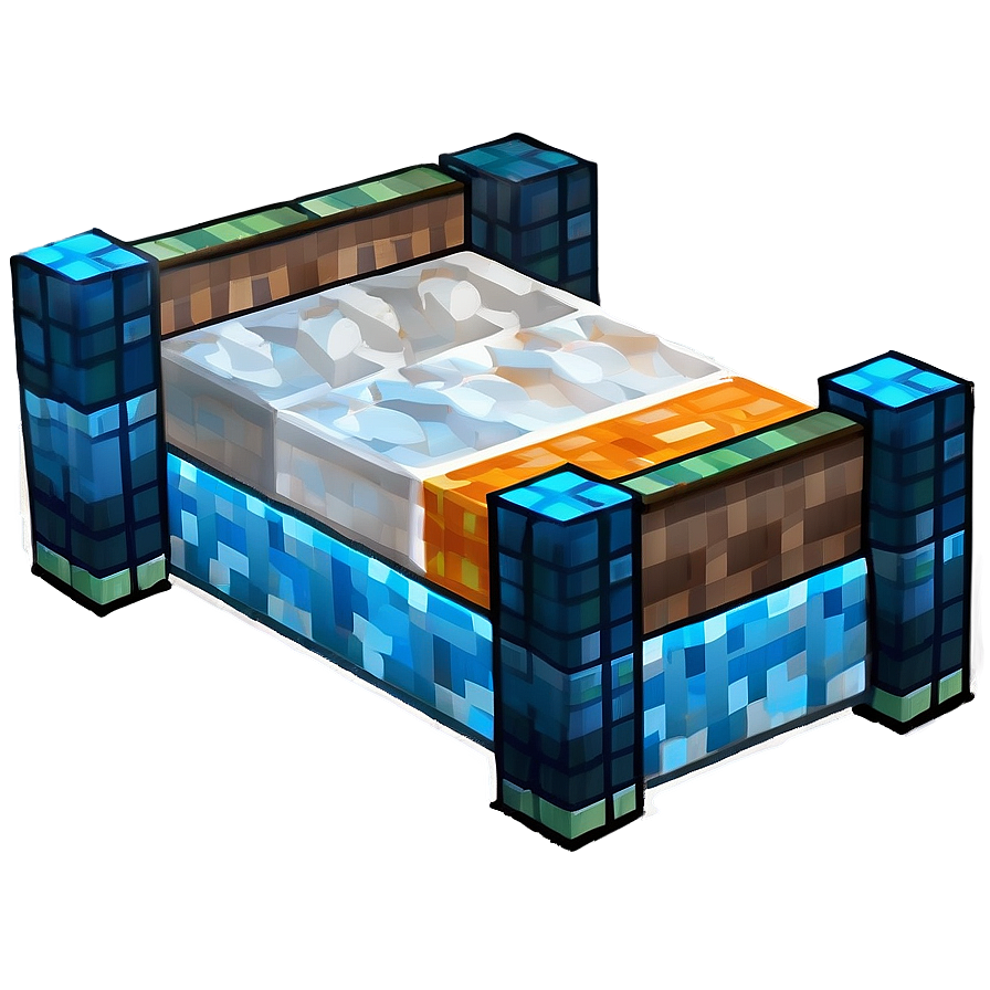 Minecraft Bed For Kids Png 53 PNG image