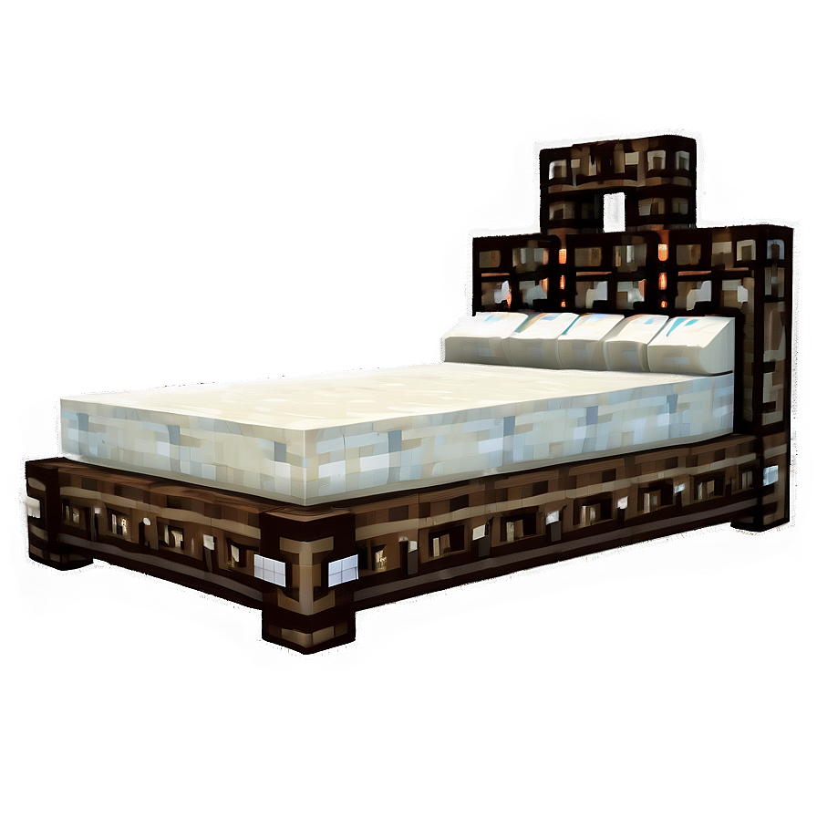 Minecraft Bed In Castle Png Gwe PNG image