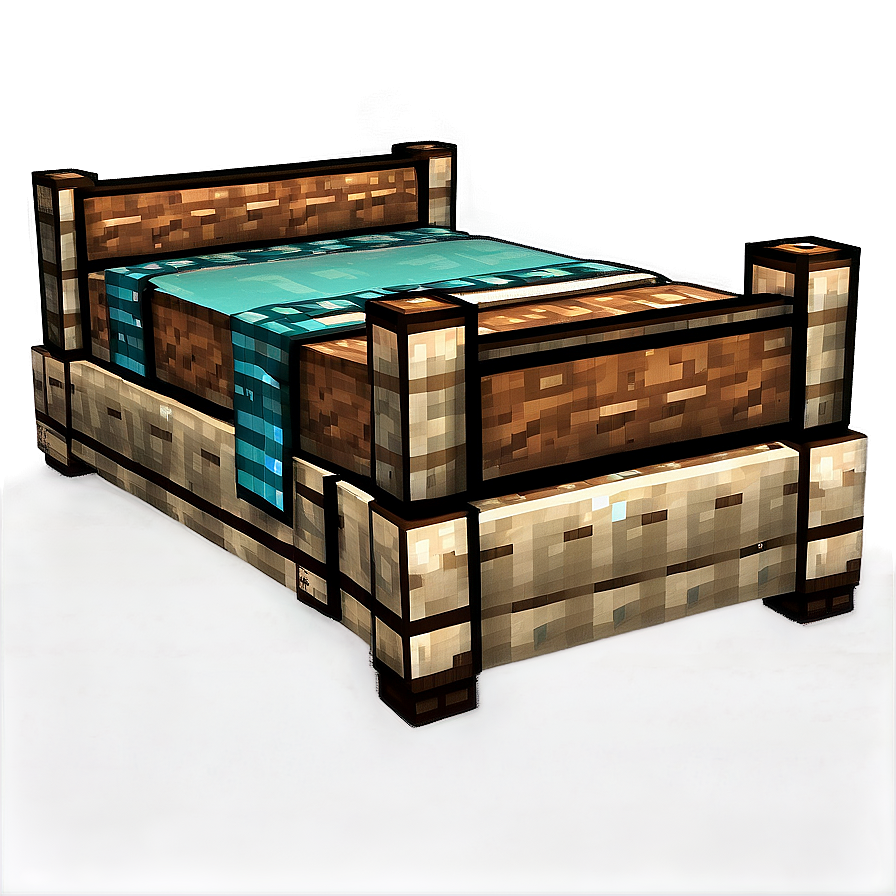 Minecraft Bed Layout Png 06122024 PNG image