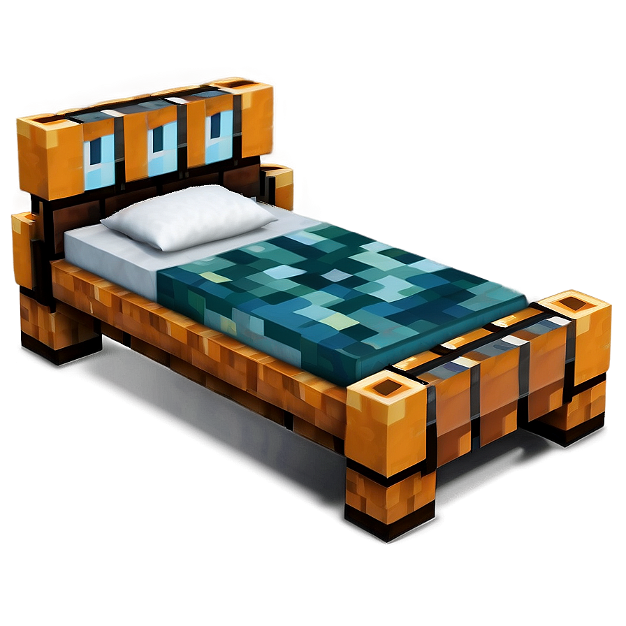 Minecraft Bed Layout Png 06122024 PNG image