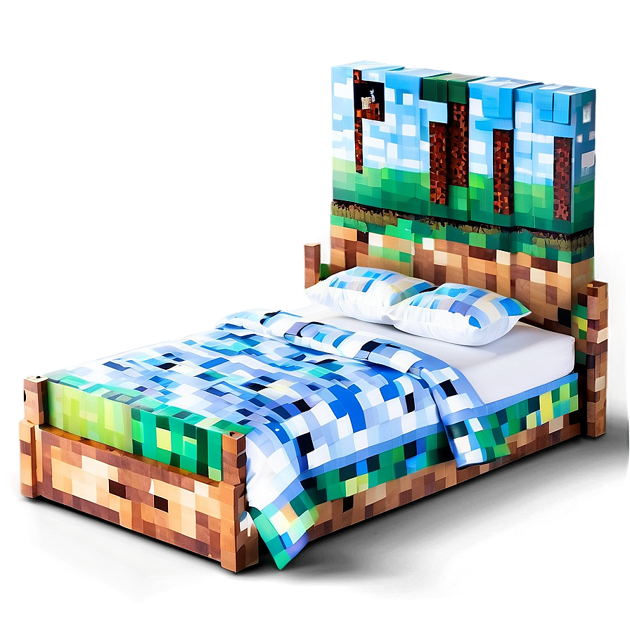 Minecraft Bed Theme Png 92 PNG image