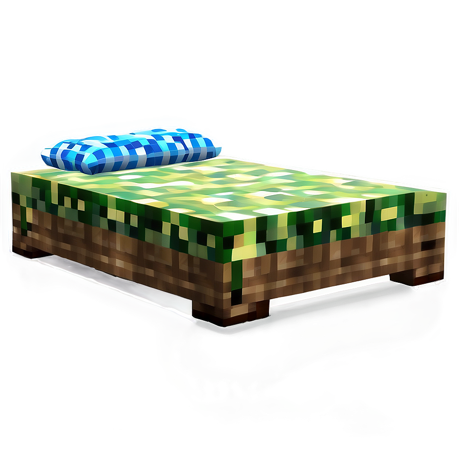 Minecraft Bed Underwater Png Ivd PNG image