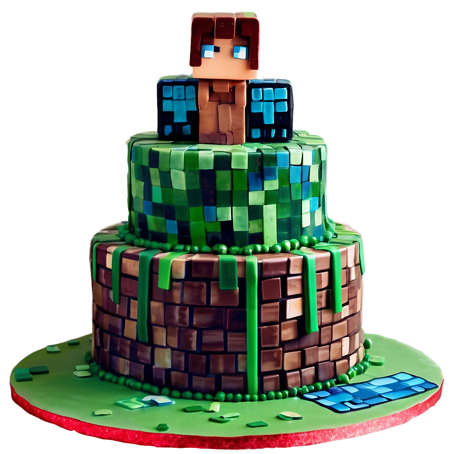 Minecraft Cake Creative Png 52 PNG image