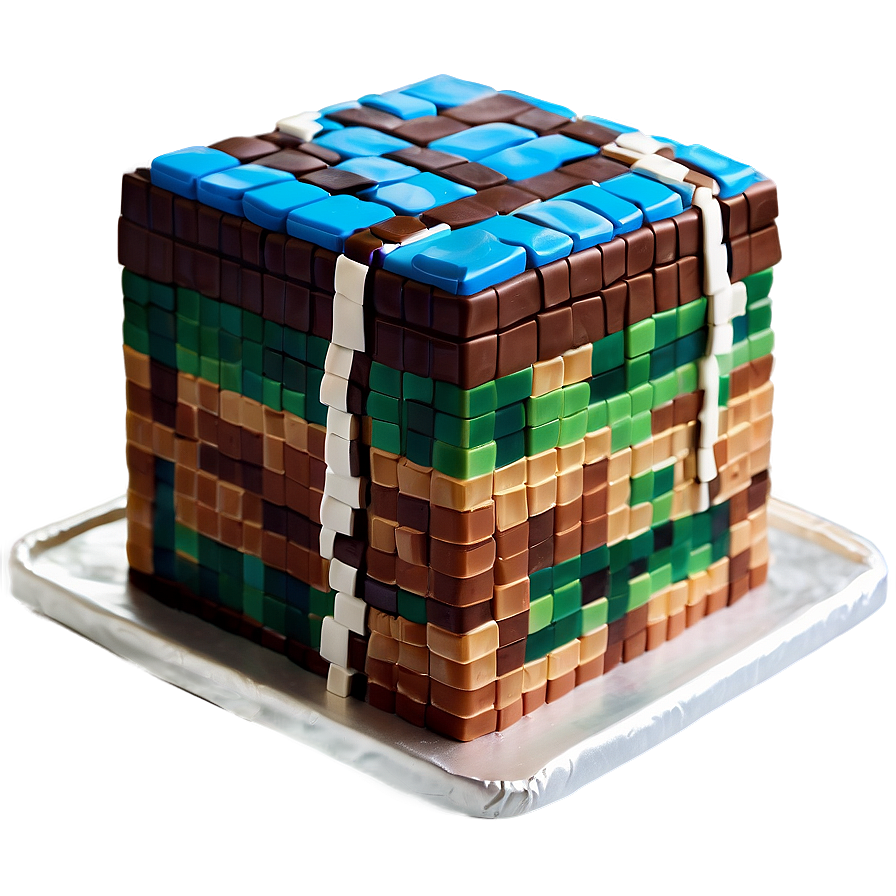 Minecraft Cake Diy Png 06132024 PNG image