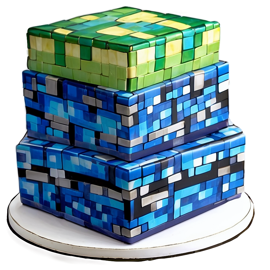 Minecraft Cake Stand Png 4 PNG image