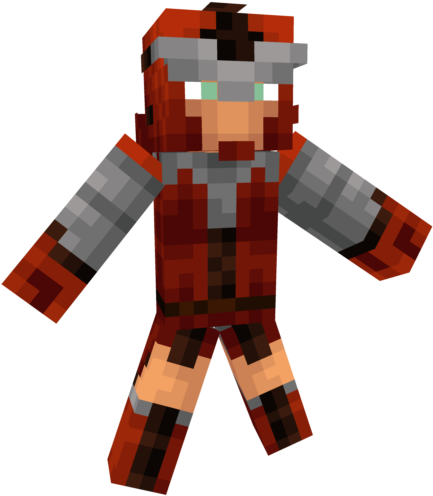 Minecraft_ Character_3 D_ Model PNG image