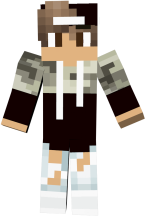 Minecraft Character Skin Design PNG image