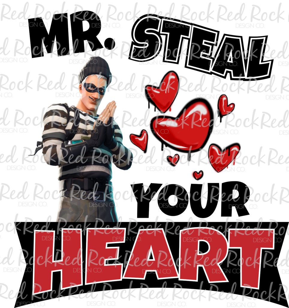 Minecraft Character Stealing Heart PNG image
