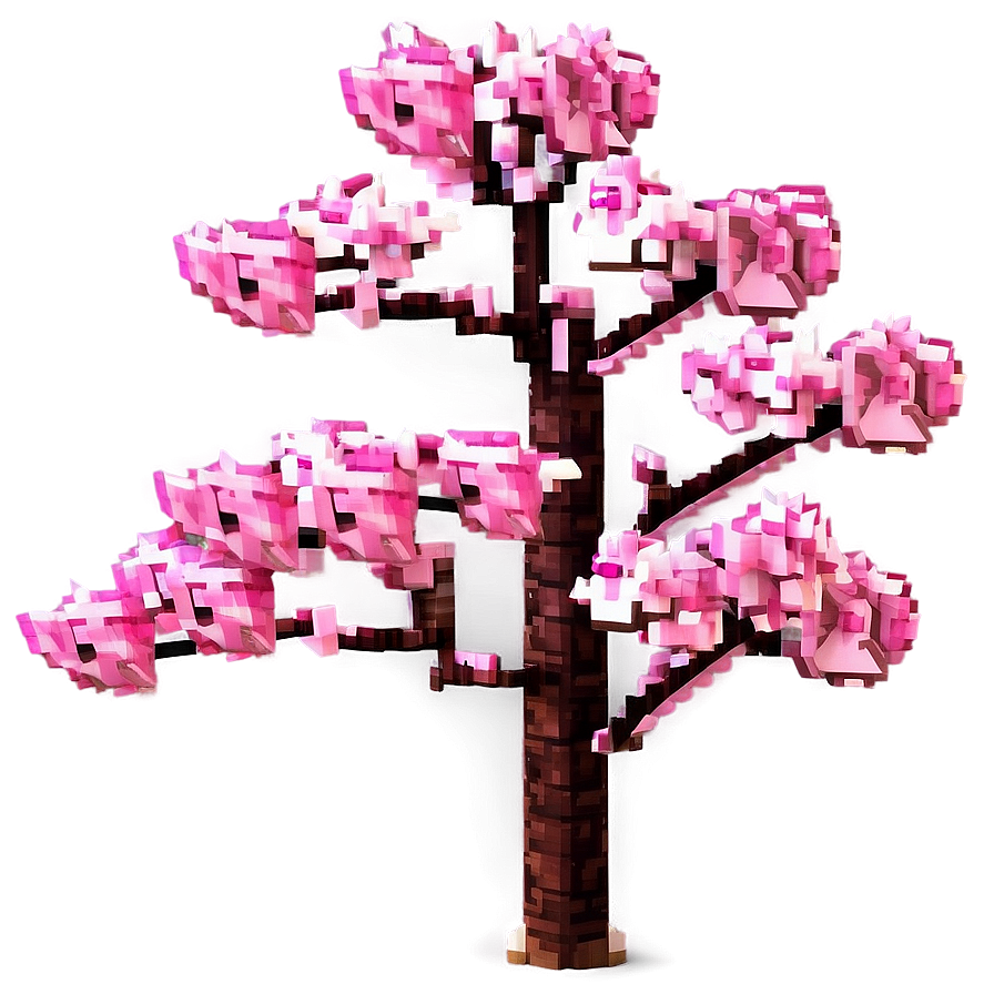 Minecraft Cherry Blossom Tree Png 63 PNG image