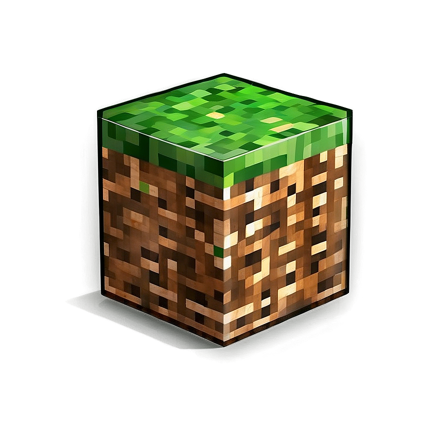 Minecraft Classic Grass Block Png Dpq PNG image