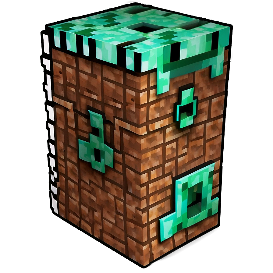 Minecraft Crafting Recipes Book Png 06272024 PNG image