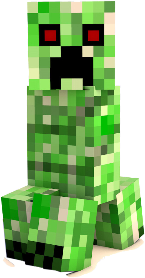 Minecraft_ Creeper_ Character PNG image