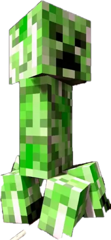 Minecraft Creeper Character PNG image