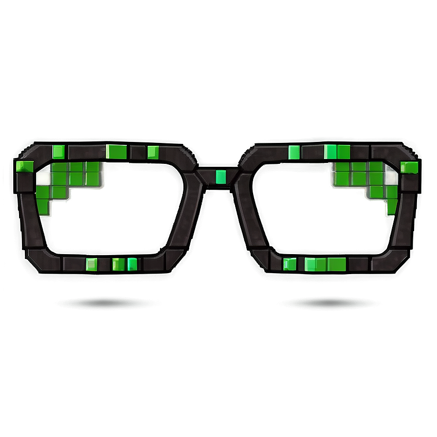 Minecraft Creeper Glasses Png Mvu PNG image