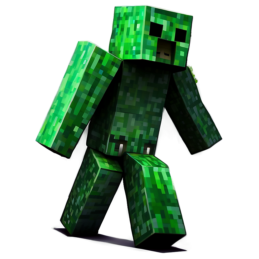 Minecraft Creeper Silhouette Png Arj PNG image