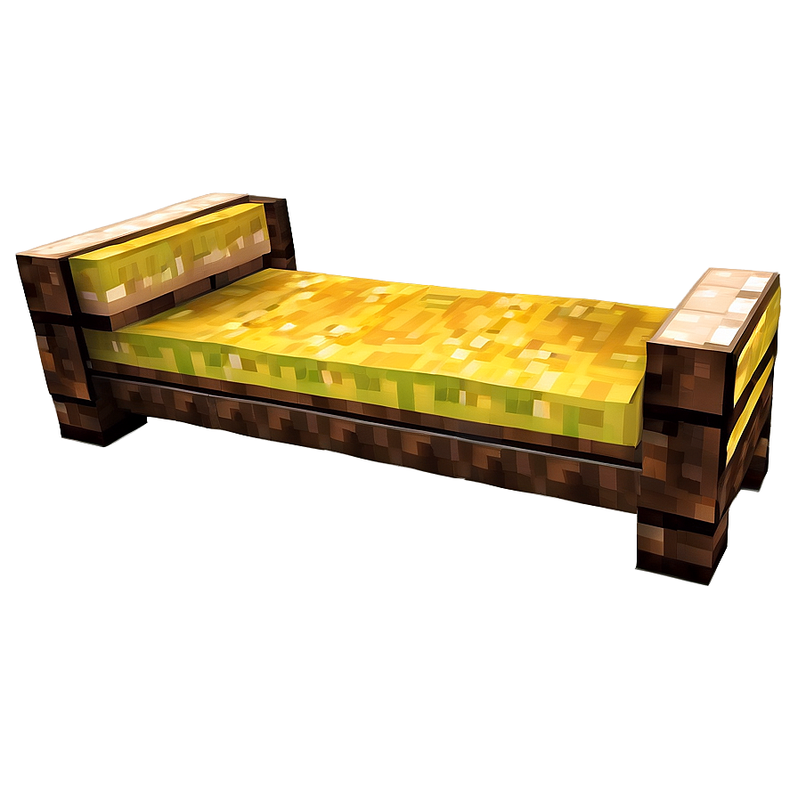 Minecraft Day Bed Png 06122024 PNG image