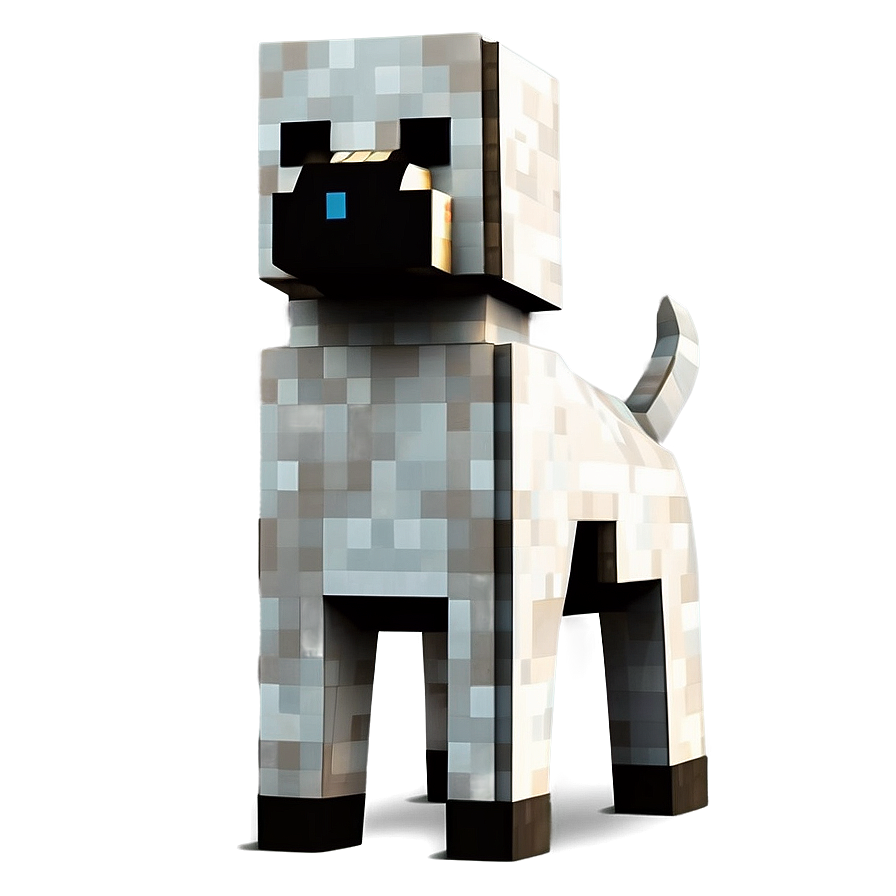 Minecraft Dog Png 06262024 PNG image