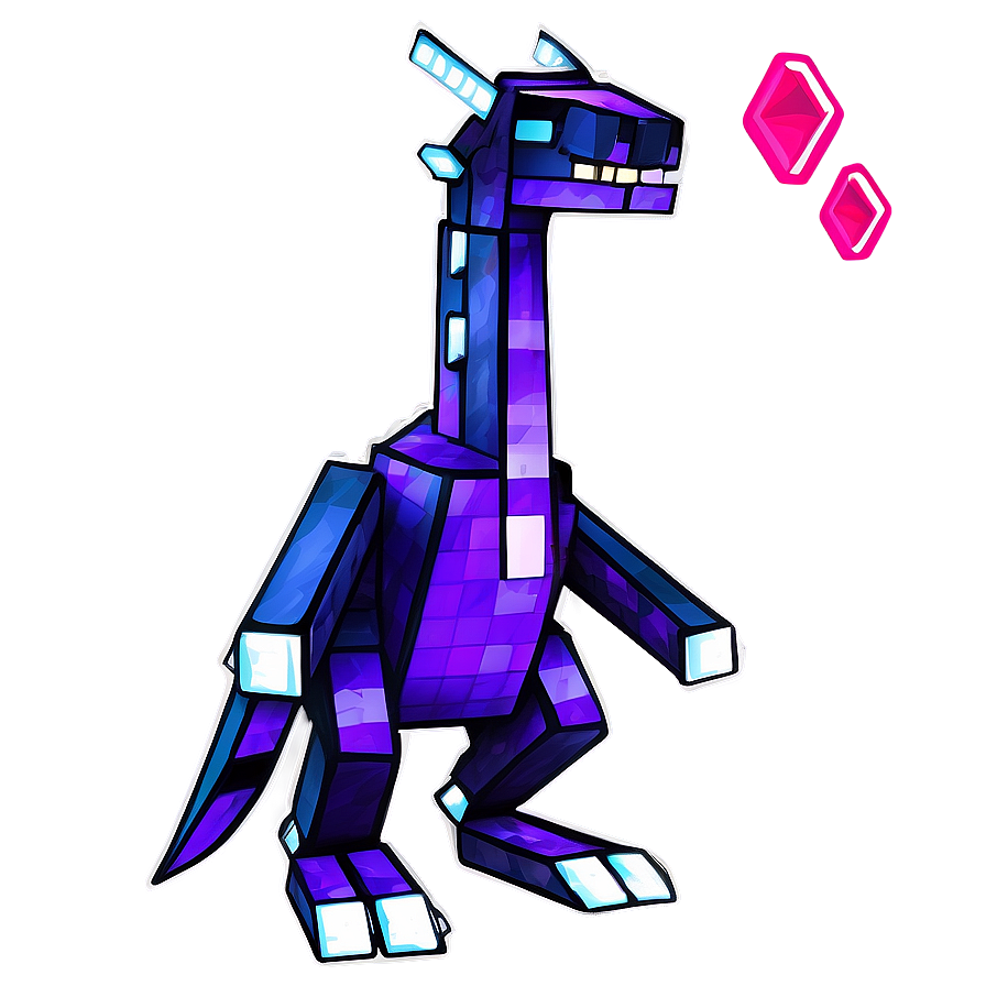 Minecraft Ender Dragon Graphic Png Vfl79 PNG image