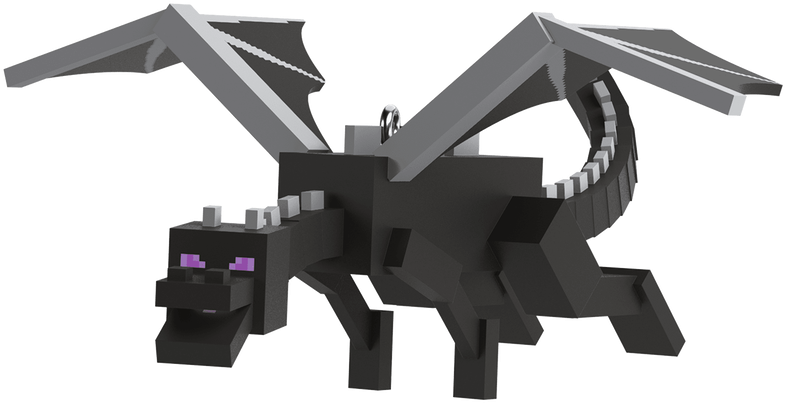 Minecraft Ender Dragon Model PNG image