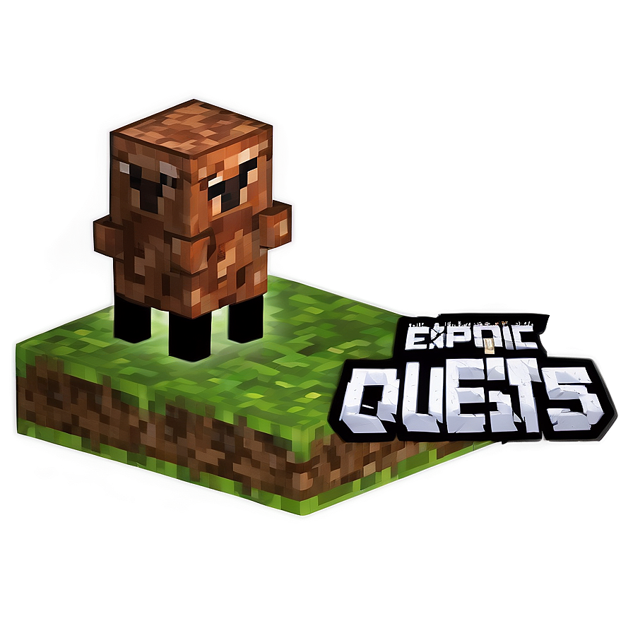 Minecraft Epic Quests Handbook Png Dkv PNG image