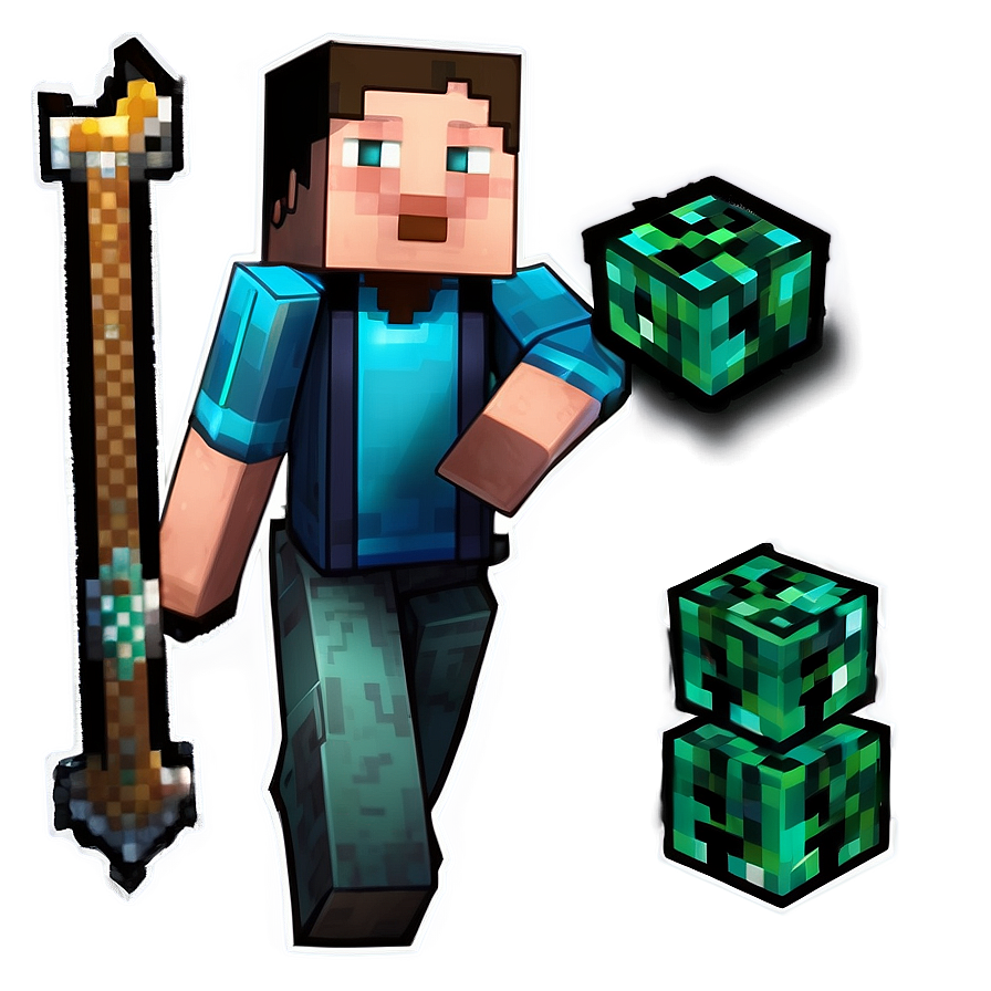 Minecraft Game Steve Png 13 PNG image