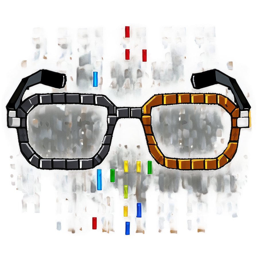 Minecraft Glasses With Side Shields Png Rdp70 PNG image