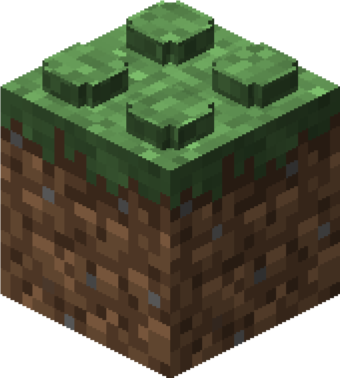 Minecraft_ Grass_ Block_ Icon PNG image