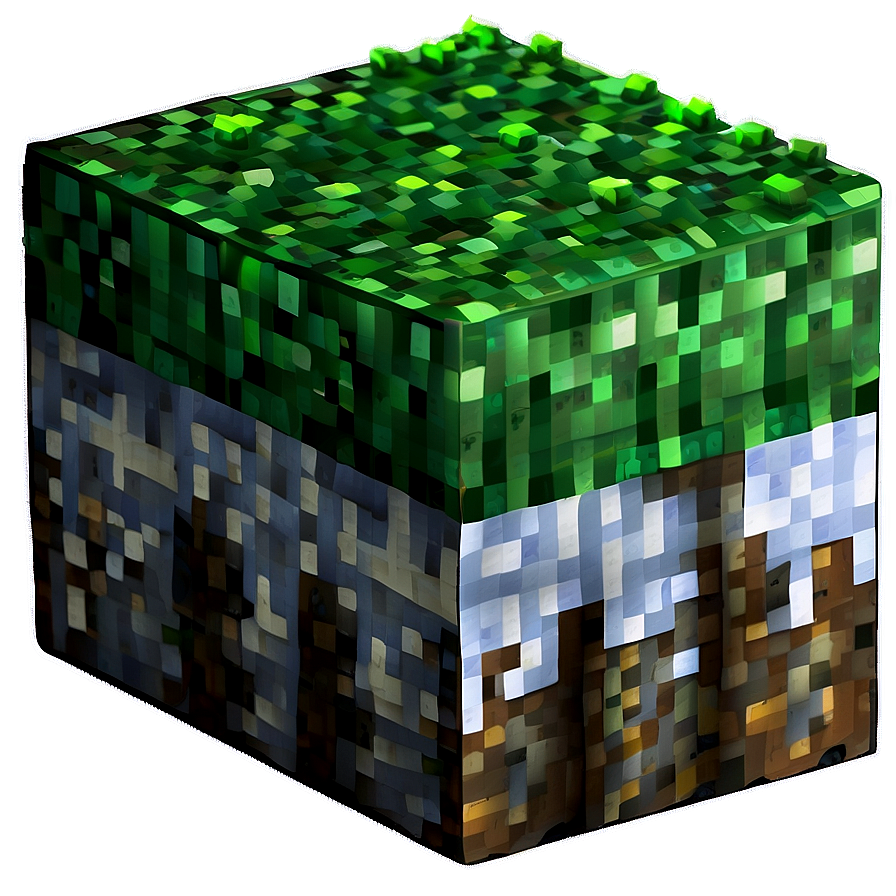 Minecraft Grass Block In Sunlight Png 91 PNG image