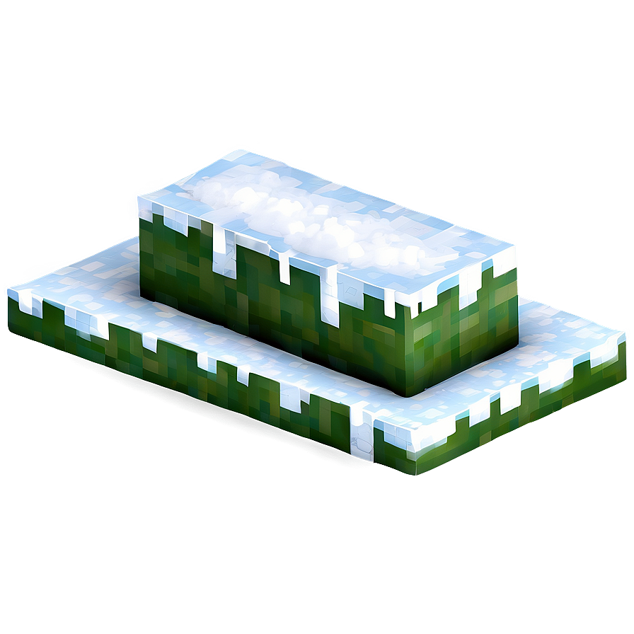 Minecraft Grass Under Snow Png Mkl64 PNG image