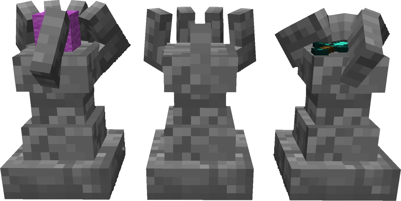 Minecraft_ Heart_of_the_ Sea_and_ Netherite_ Armor PNG image