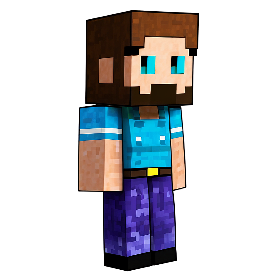 Minecraft Hero Steve Head Png Vfp57 PNG image