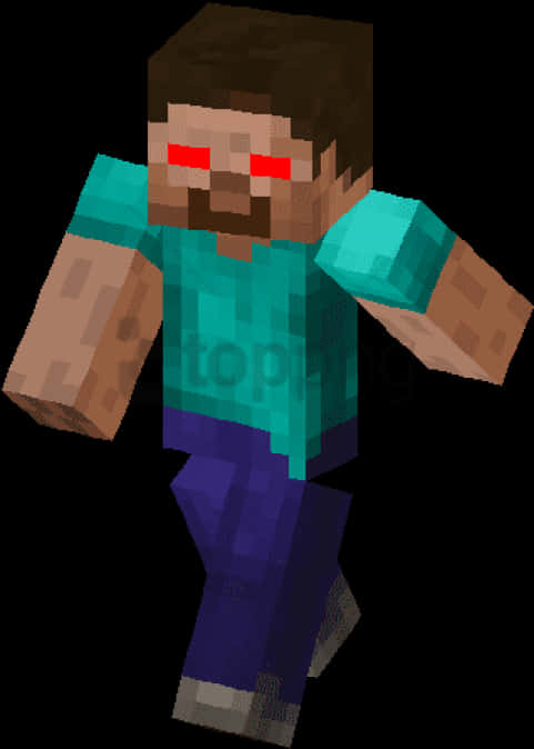 Minecraft Herobrine Mythical Character PNG image