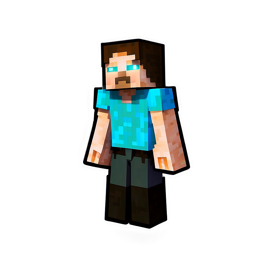 Minecraft Herobrine Png Qsw PNG image