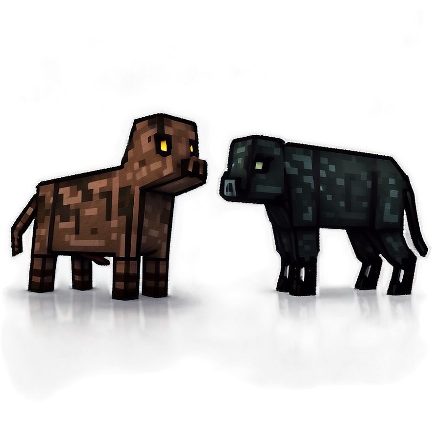 Minecraft Hostile Animals Png Hby33 PNG image