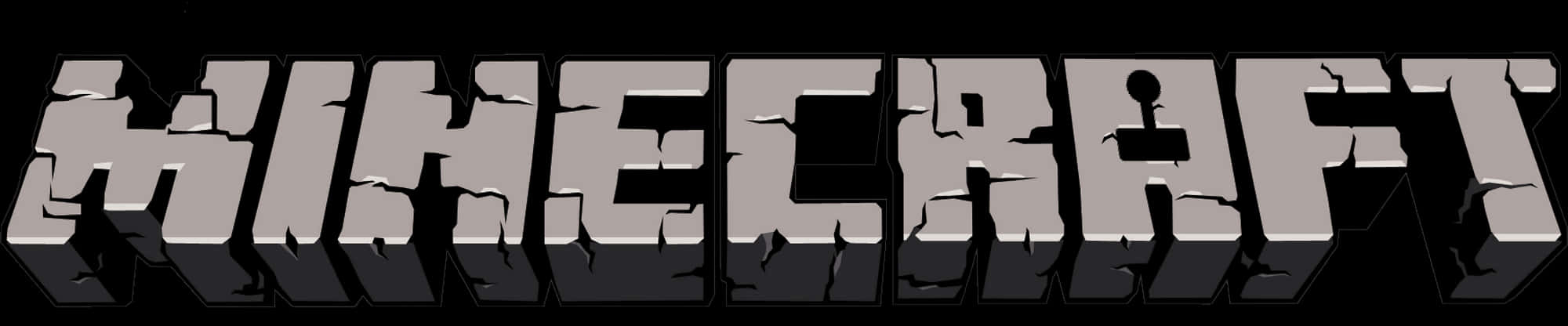 Minecraft Logo Distressed Design PNG image