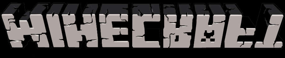 Minecraft Logo3 D Effect PNG image