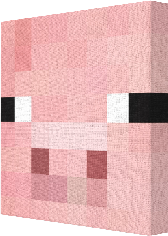 Minecraft Pig Face Texture PNG image