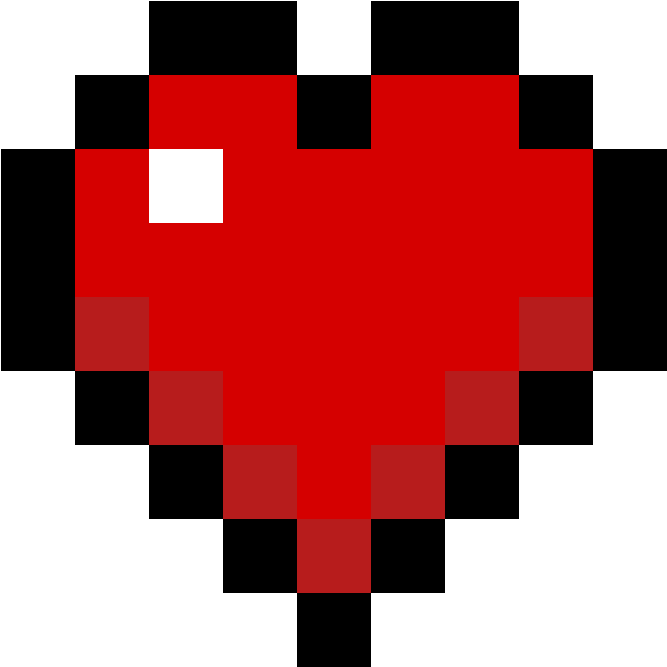 Minecraft_ Pixel_ Heart.png PNG image
