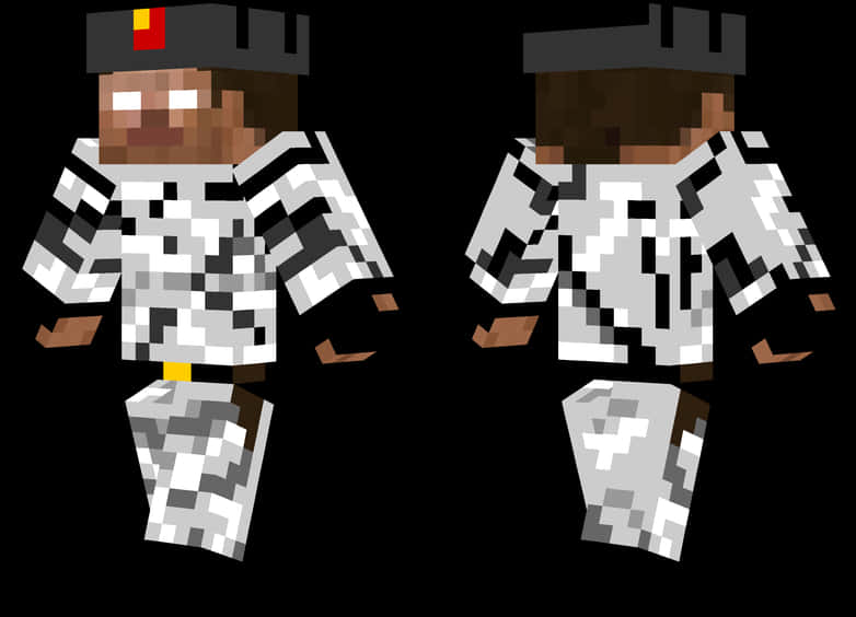 Minecraft Skin Prisoner Outfit PNG image