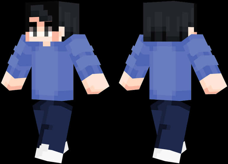 Minecraft Steve Character Model PNG image