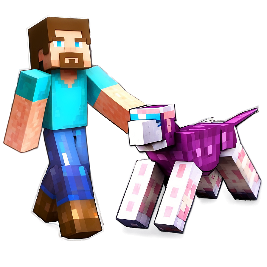 Minecraft Steve With Elytra Png Hjp PNG image