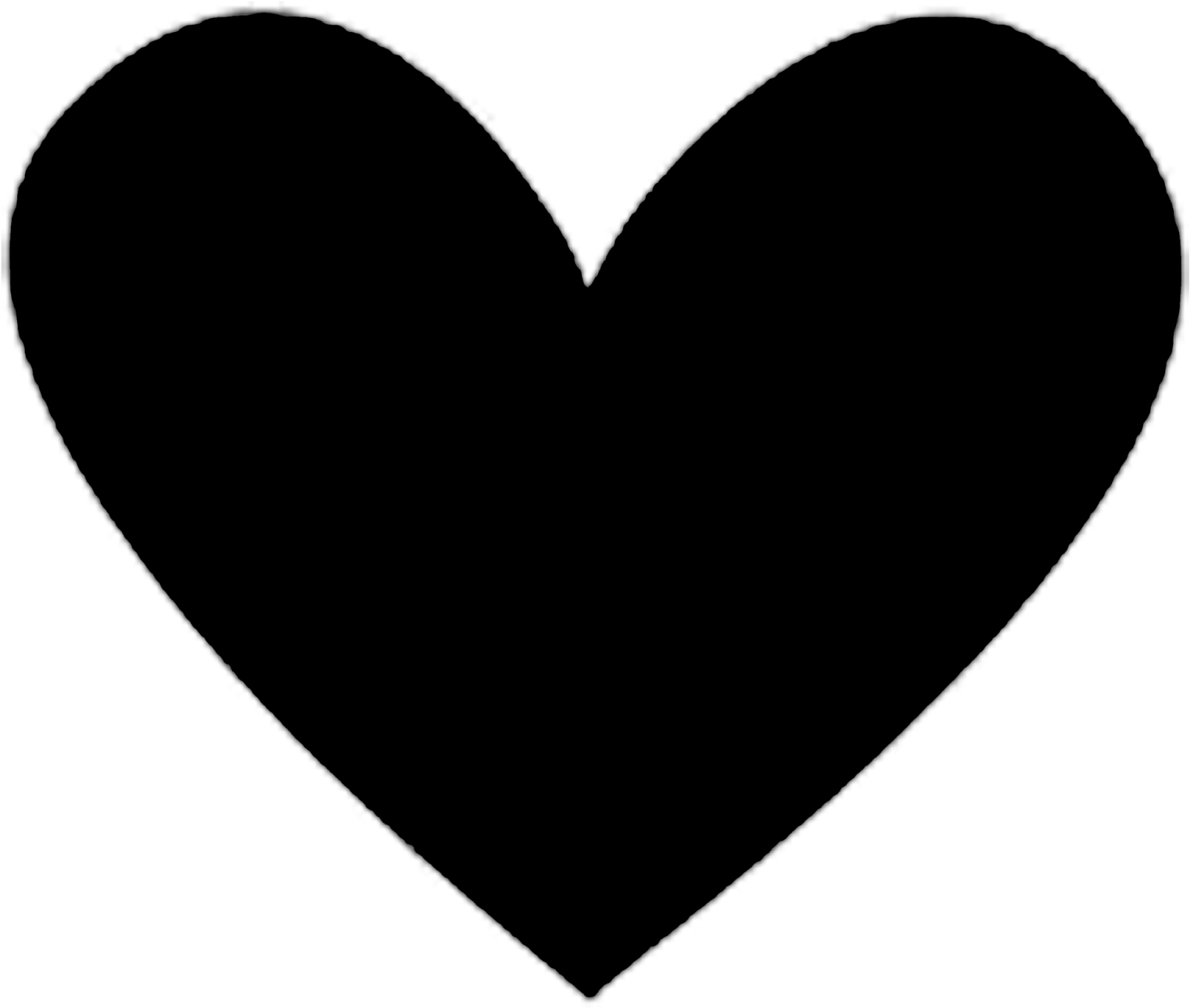 Minecraft Style Black Heart PNG image