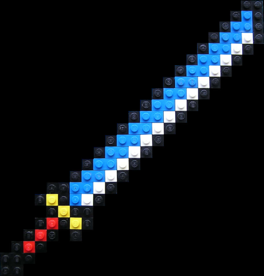 Minecraft Sword Lego Representation PNG image