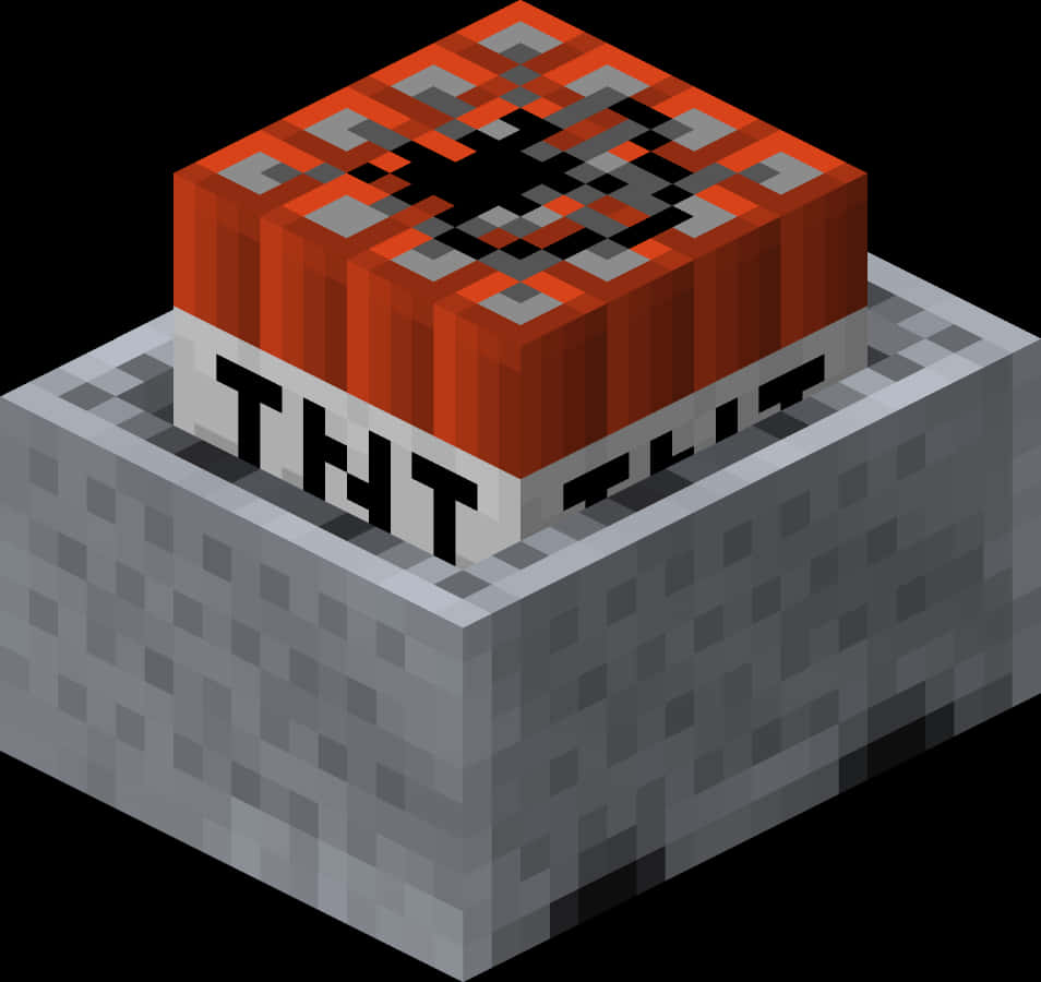 Minecraft_ T N T_ Block_ Illustration PNG image