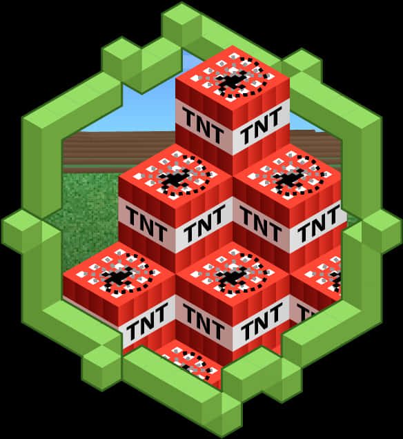 Minecraft T N T Explosives Stack PNG image