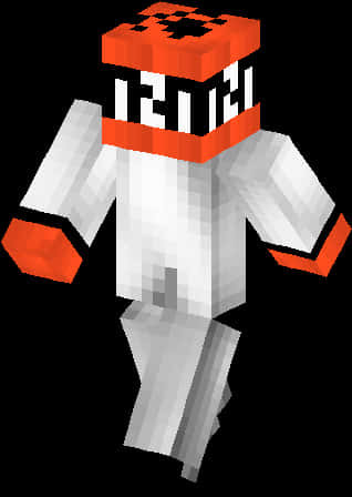 Minecraft_ T N T_ Head_ Character PNG image