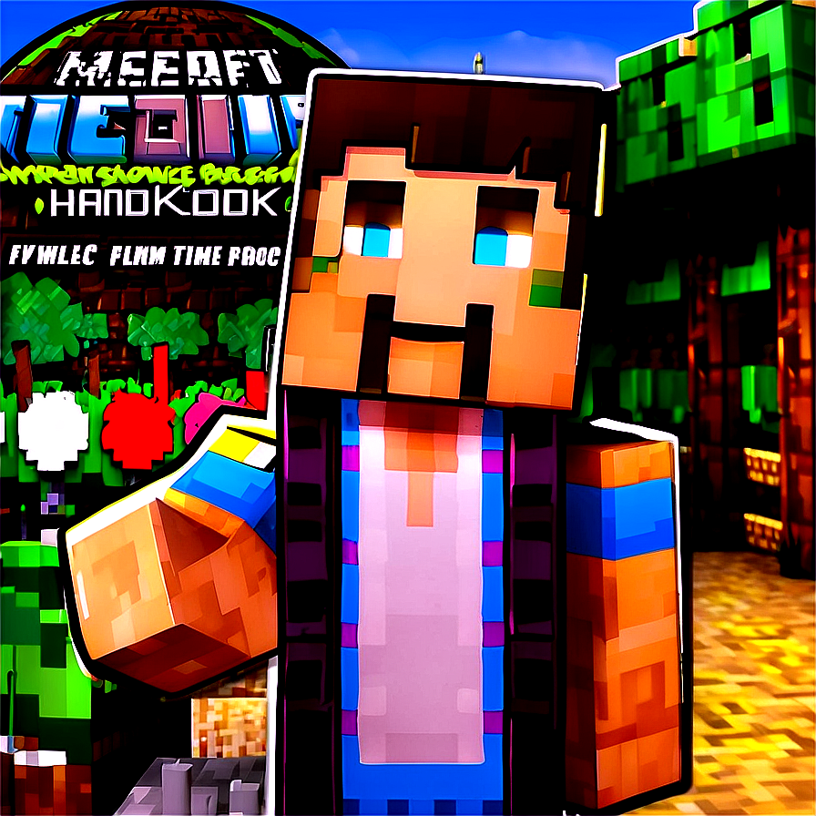 Minecraft Theme Parks Handbook Png 11 PNG image