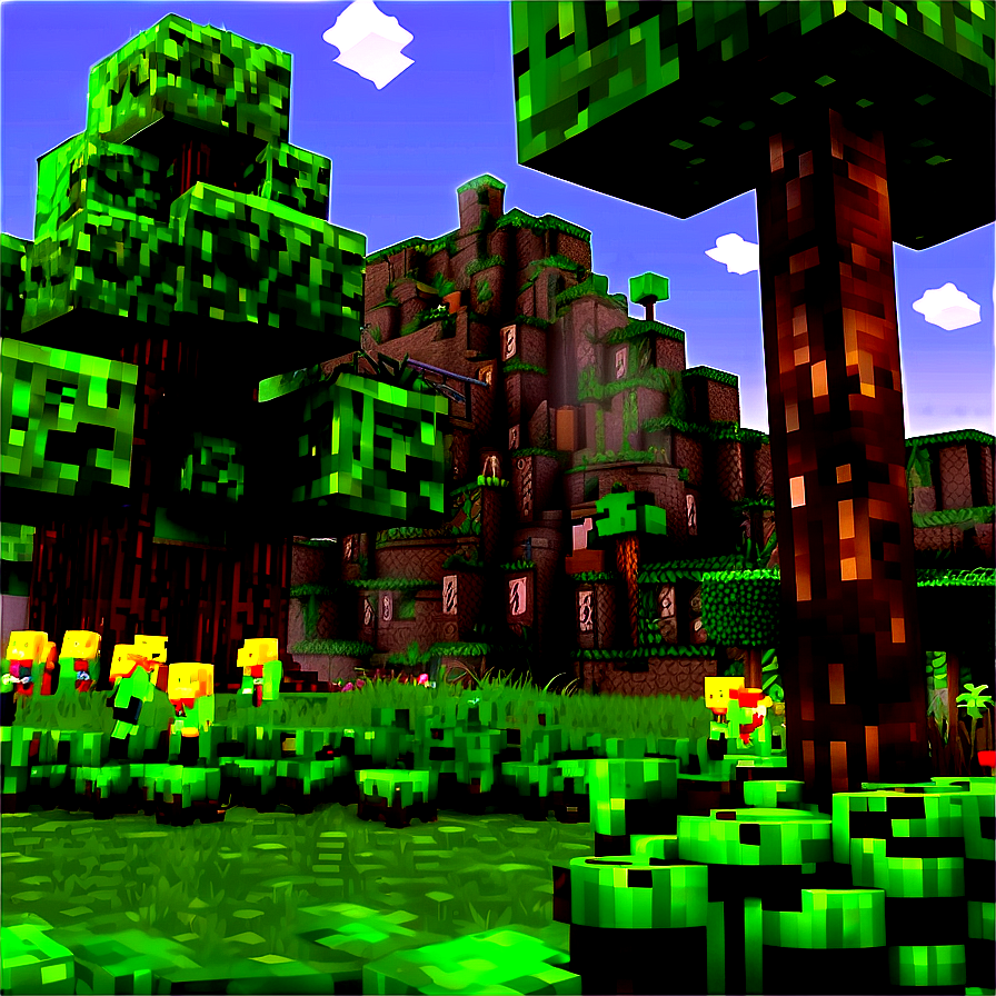 Minecraft Tree Png 29 PNG image