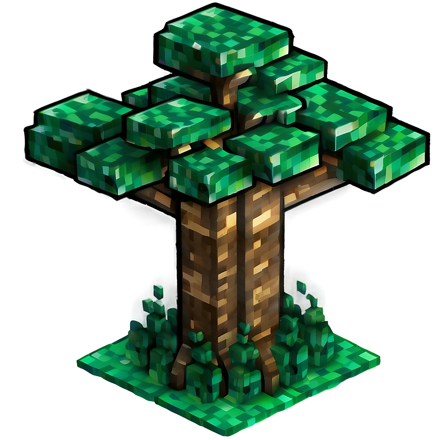Minecraft Tree Png 9 PNG image